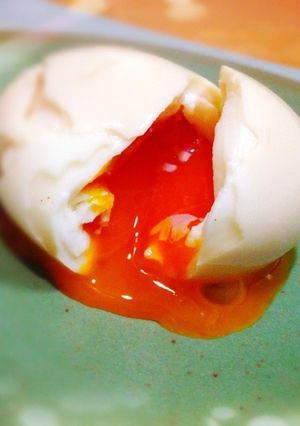 黄身がとろっとろ〜❤︎お店のような半熟卵-レシピのメイン写真
