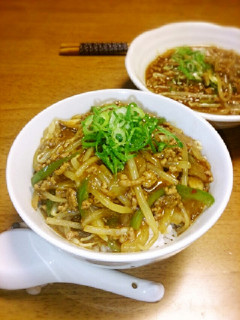 簡単!もやしの麻婆丼-レシピのメイン写真