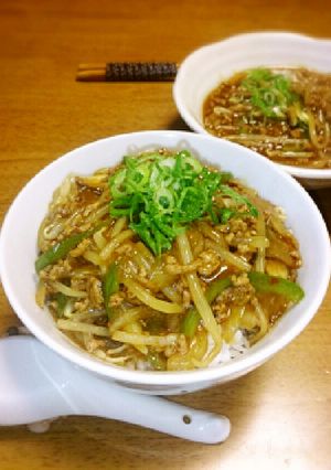 簡単!もやしの麻婆丼-レシピのメイン写真