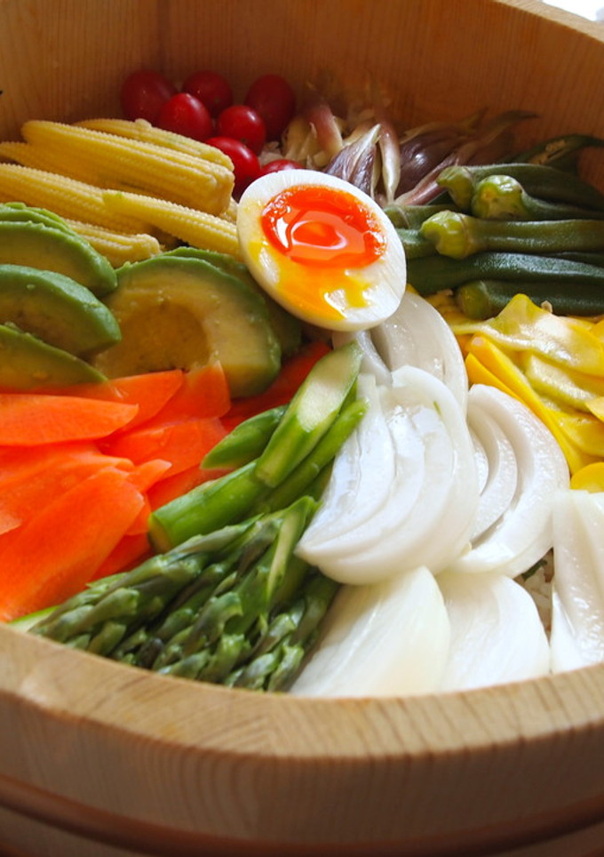 【松橋】簡単！お野菜浅漬けでちらし寿司！-レシピのメイン写真