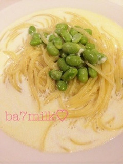 さっぱりなのにクリーミー♡枝豆パスタ♡-レシピのメイン写真