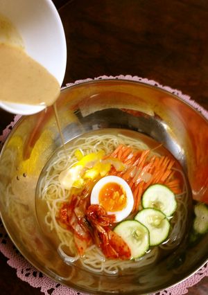 こっくりゴマだれ♡韓国冷麺に入れてみて♡-レシピのメイン写真