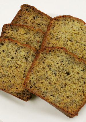 フォーク1本で作れる簡単美味バナナケーキ-レシピのメイン写真