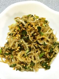 簡単節約☆大根の葉とちりめんじゃこ炒め☆-レシピのメイン写真