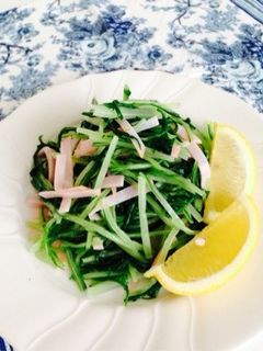 材料3つ☆水菜のサッパリおひたし-レシピのメイン写真