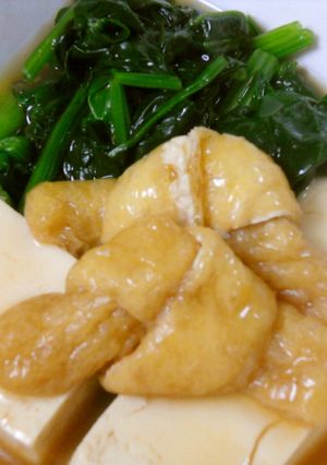 ✿豆腐とほうれん草のあんかけ煮びたし✿-レシピのメイン写真