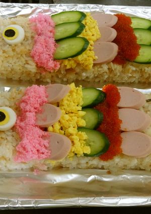 鯉のぼり寿司-レシピのメイン写真