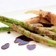 筍とアスパラの肉巻きバルサミコソース