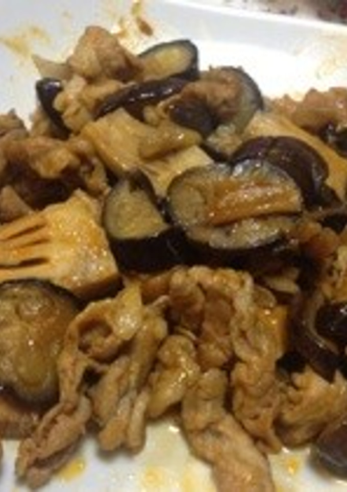 豚肉となすとたけのこのオイケチャ炒め★-レシピのメイン写真