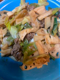 蓮根と筍の青椒肉絲-レシピのメイン写真