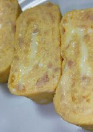 ハマる！ツナとチーズの卵焼き♪-レシピのメイン写真