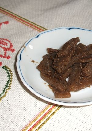 こんにゃくの山椒煮-レシピのメイン写真
