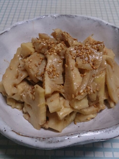 たけのこのゴマ酢味噌-レシピのメイン写真