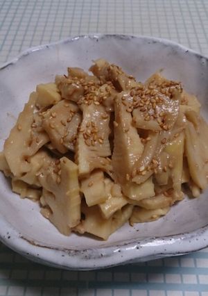 たけのこのゴマ酢味噌-レシピのメイン写真