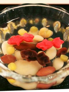 ミックスビーンズで金魚鉢 ♪-レシピのメイン写真