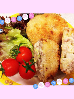 ヘルシー♡春キャベツのおからメンチカツ-レシピのメイン写真