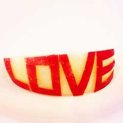 รูปของ 飾り切り♫ LOVEリンゴ