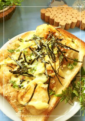 カレー風味のたこ焼きトースト-レシピのメイン写真