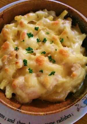 鶏胸肉と玉ねぎのマカロニグラタン-レシピのメイン写真