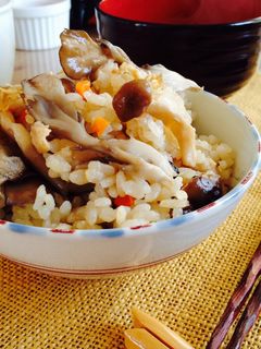 ウチんちの定番☆鶏きのこご飯-レシピのメイン写真