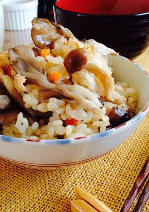 ウチんちの定番☆鶏きのこご飯-レシピのメイン写真