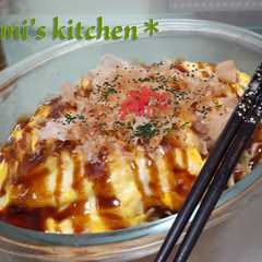 รูปของ 豚キャベもや★卵とチーズ焼きお好みソース