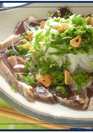 ＴＨＥ男の　薬味が命＊鰹のたたき居酒屋風-レシピのメイン写真