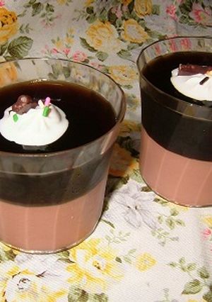 チョコムースとコーヒーゼリーのコラボ-レシピのメイン写真