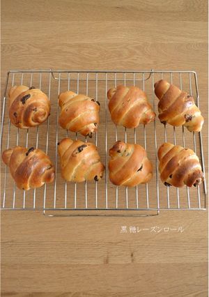 黒糖レーズンのロールパン-レシピのメイン写真