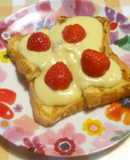 オレンジクリームのフレンチトースト♪