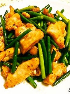 ★にんにくの芽と鶏肉炒め★-レシピのメイン写真