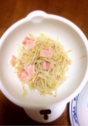 もやしとベーコンで-レシピのメイン写真