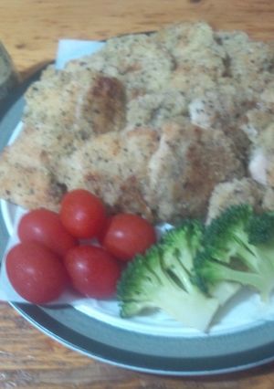 バジル風味チキンパン粉焼き-レシピのメイン写真
