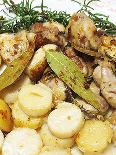ホタテと鶏のシンプルハーブ焼き-レシピのメイン写真