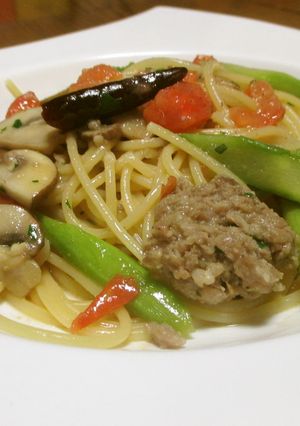 『本格』サルシッチャのオイルパスタ-レシピのメイン写真