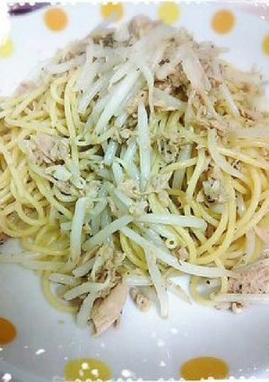 ツナともやしのお手軽洋風パスタ-レシピのメイン写真