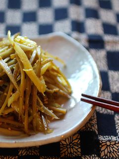 ごぼうtoセロリのカレーきんぴら-レシピのメイン写真