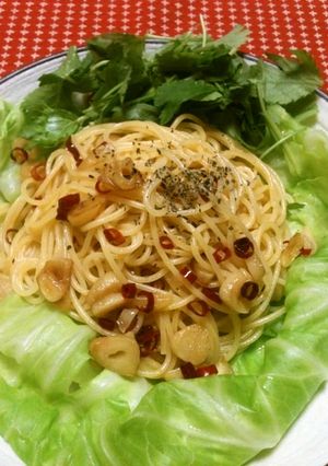 シンプルイズベストなペペロンチーノスパ-レシピのメイン写真