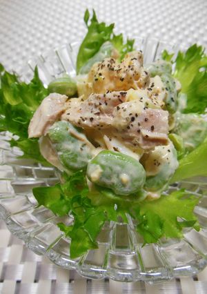 そら豆とツナ卵のサラダ-レシピのメイン写真