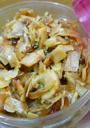 たけのこの穂先とおかかの山椒煮-レシピのメイン写真