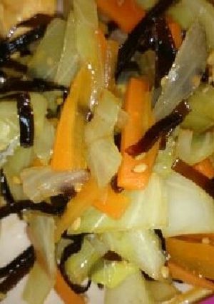 簡単★野菜のゴマ昆布和え-レシピのメイン写真