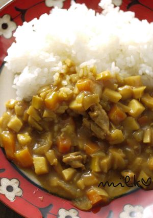 春カレー♬竹の子のキーマカレー-レシピのメイン写真