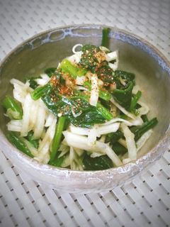 カブとホウレンソウの胡麻和え-レシピのメイン写真