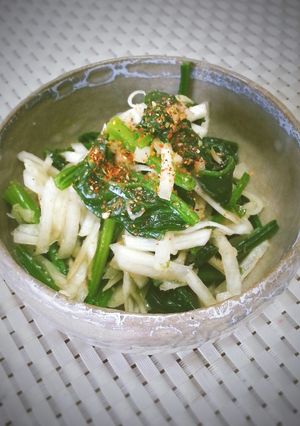 カブとホウレンソウの胡麻和え-レシピのメイン写真
