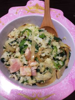 ほうれん草とベーコンのドリア-レシピのメイン写真