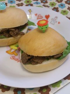 コストコ♪ディナーロールでプチサンド♪-レシピのメイン写真