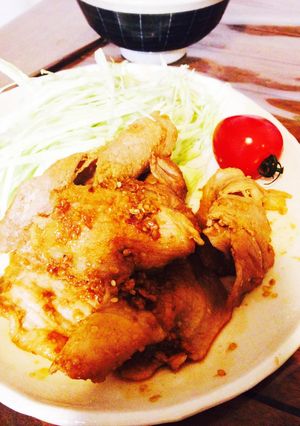 超かんたんおいしい豚肉ごまじょうゆ焼き-レシピのメイン写真