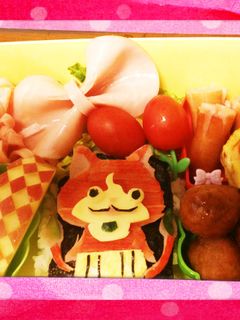 キャラ弁☆妖怪ウオッチ★ジバニャン-レシピのメイン写真