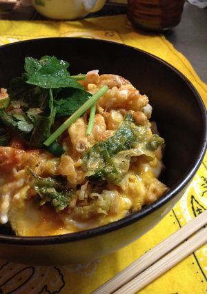 パパッと！かき揚げの卵とじ丼-レシピのメイン写真