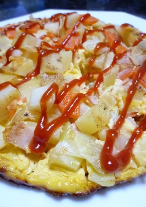レンジで時短☆具沢山スパニッシュオムレツ-レシピのメイン写真
